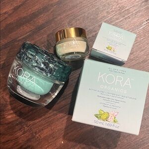 2 x Kora Organics Active Algae Lightweight Moisturizer - 1.69 oz & 0.51 oz